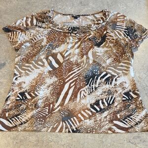 (J43) East 5th Multicolor Patterned Blouse